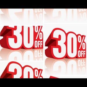 ENTIRE CLOSET UP TO 30% OFF